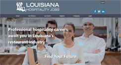 Desktop Screenshot of louisianahospitalityjobs.com