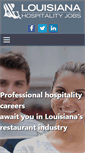 Mobile Screenshot of louisianahospitalityjobs.com