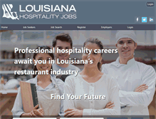 Tablet Screenshot of louisianahospitalityjobs.com